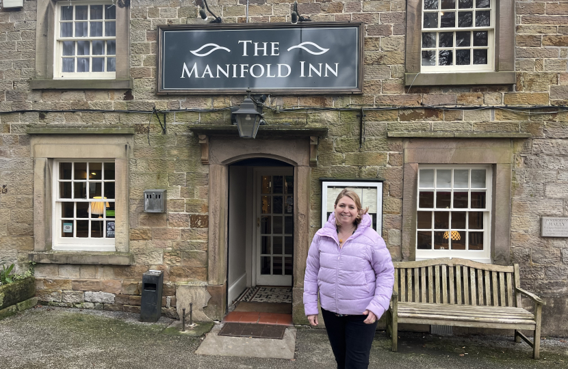 Karen at The Manifold Inn