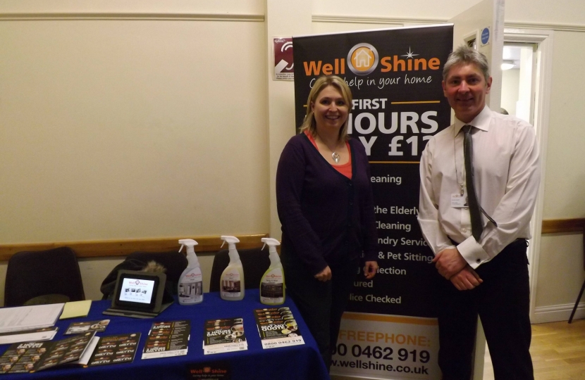 Wellshine and Karen Bradley Jobs Fair 2014